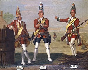 British Grenadiers, 1750s